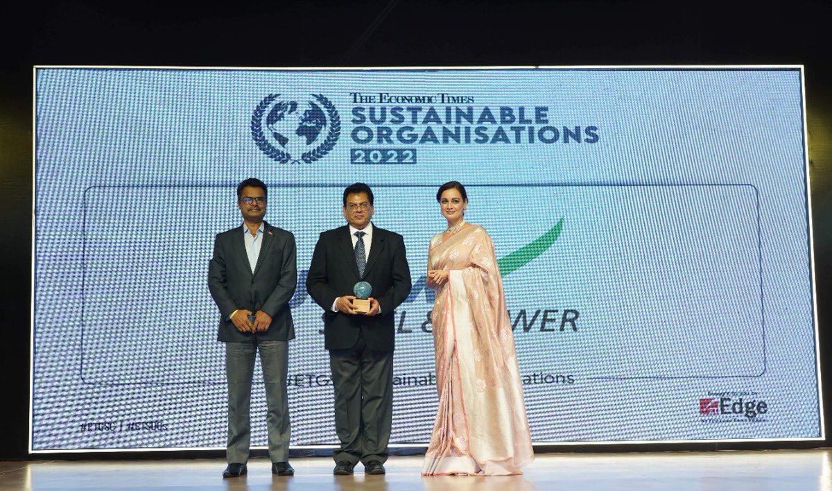 We’re honoured to announce that Jindal Steel and Power has been conferred with the 'The Economic Times - Sustainable Organisations 2022” award by @ET_Edge. This award is a testament to our commitment towards sustainability. 

#ETGSCSustainableOrganisations #ETGSC #ETSDGs