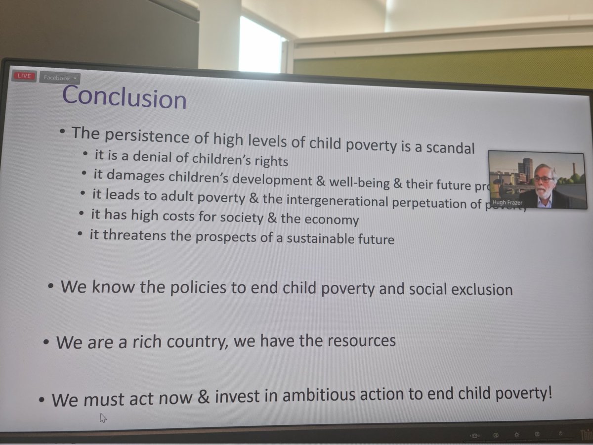 Hugh Frazer talks about the persistent scandal that is child poverty and outlines his key priorities to #endchildpoverty #abcprogramme @ChildRightsIRL @Tusla @OCO_ireland