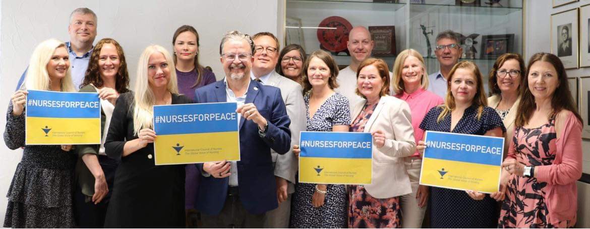 norsksykepleier's tweet photo. Thank you @ICNurses for hosting the board of Norwegian Nurses Organisation (NSF/NNO) and for interesting discussions on our common challenges in nursing and health issues. We stand united in working for universal health coverage for all. https://t.co/zCxmDOAgAl