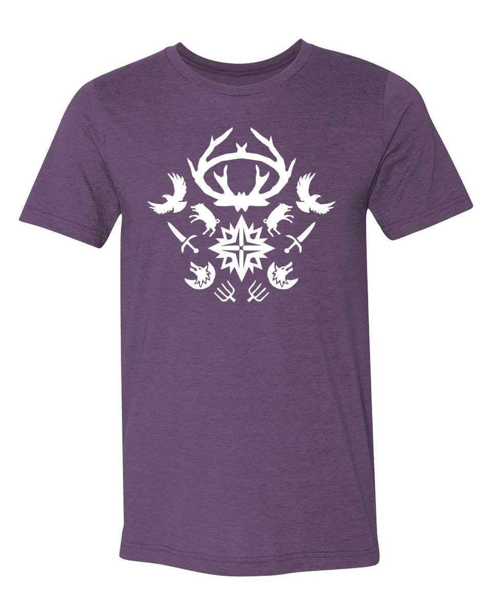 A quest through Middle-earth requires the right apparel. We are proud to unveil this year's t-shirts designed by the community's very own, Rolento! Each shirt captures one cycle from this year's convention. Grab one when tickets go on sale, July 1st! conoftheringsmn.com/tickets/