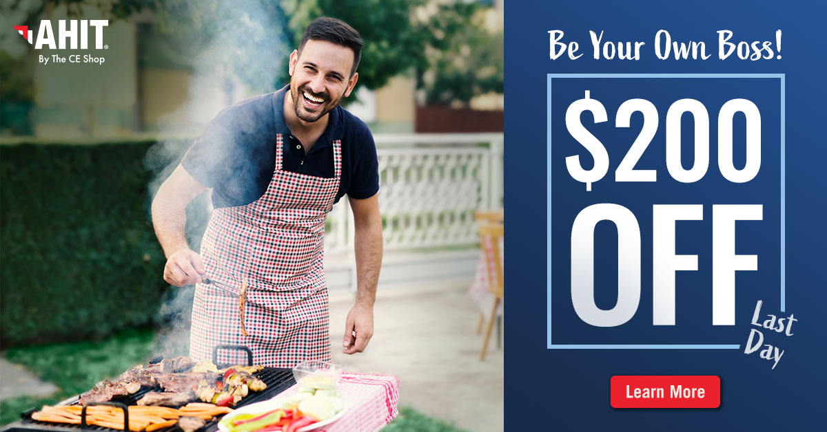 BYOB - Be Your Own Boss with a flexible and rewarding Home Inspector business. Today is the last day to 💲SAVE $200 on live classes or $100 off online packages. Sale ends at 5:30pm CST TODAY 6/30/22.   

📞Call 866-595-5229 or email training@ahit.com #career, #business,