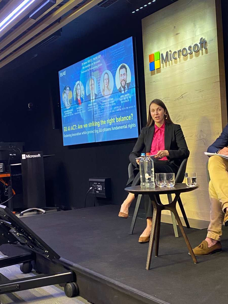 DeHavillandEU's tweet photo. Yesterday, part of the DeHavilland EU team @arran_russell, Christina Kouremenou, @luismalhadinhas and Emilia Pankiewicz attended the #EU40 event that discussed the state of play for AI, boosting innovation and protecting citizen rights. (1/4) https://t.co/LRPraJfbBJ