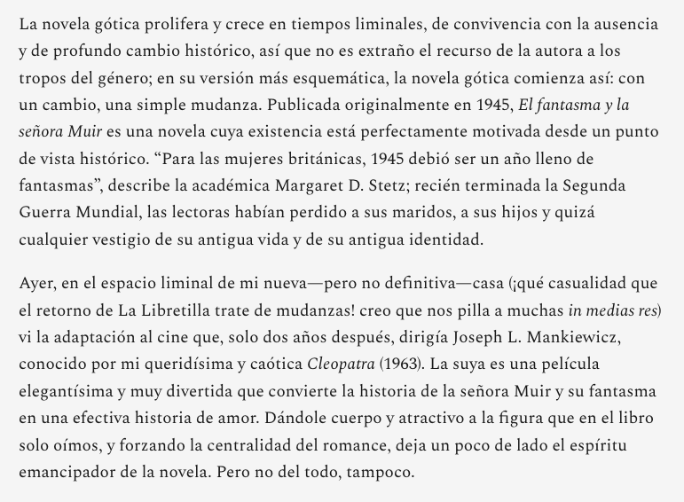tiny_libretilla's tweet photo. Una casa, dos casas, tres casas en la reseña de El fantasma y la señora Muir, de R. A. Dick* que escribió @slayerkinney para nuestro número 35 Mudanzas. 

💌Puedes leer el texto completo en esta tarde de jueves aquí: https://t.co/vnqoCHilcH

* ¡Asterisco que avisa de trampita! https://t.co/5mjZkEAwk7