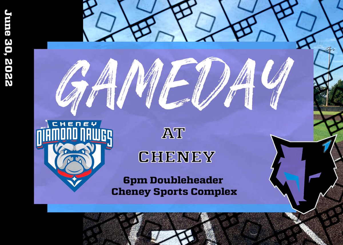 Wichita Lobos (@wichitalobos) on Twitter photo 🚨‘BOS GAMEDAY🚨
The Lobos travel west to Cheney for a doubleheader beginning at 6pm against the <a href="/DawgsCheney/">Cheney Diamond Dawgs</a> at Cheney Sports Complex. Jack Dottererr starts game 1 and Grant Ash starts game two.
#ThePack 🐺 🚨‘BOS GAMEDAY🚨
The Lobos travel west to Cheney for a doubleheader beginning at 6pm against the <a href="/DawgsCheney/">Cheney Diamond Dawgs</a> at Cheney Sports Complex. Jack Dottererr starts game 1 and Grant Ash starts game two.
#ThePack 🐺