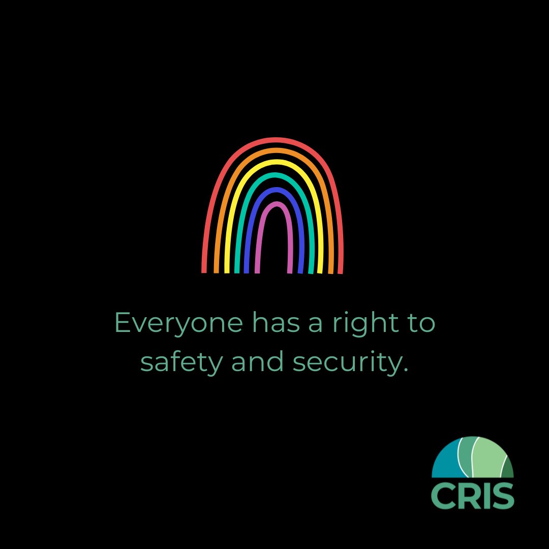 CRIS believes everyone has a right to safety and security. Pride Month may be ending; we acknowledge the work is ongoing.