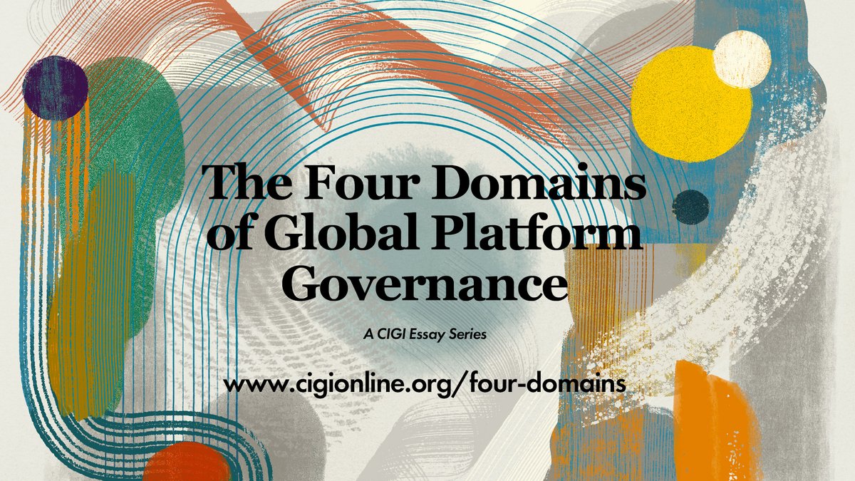 I wrote an opinion piece for @CIGIonline's #interdisciplinary project on #platformgovernance. I argue that 'before new laws hit the books and new authorities are created, a reality check is needed to understand the root cause of the apparent 'failures' of existing laws, for whom