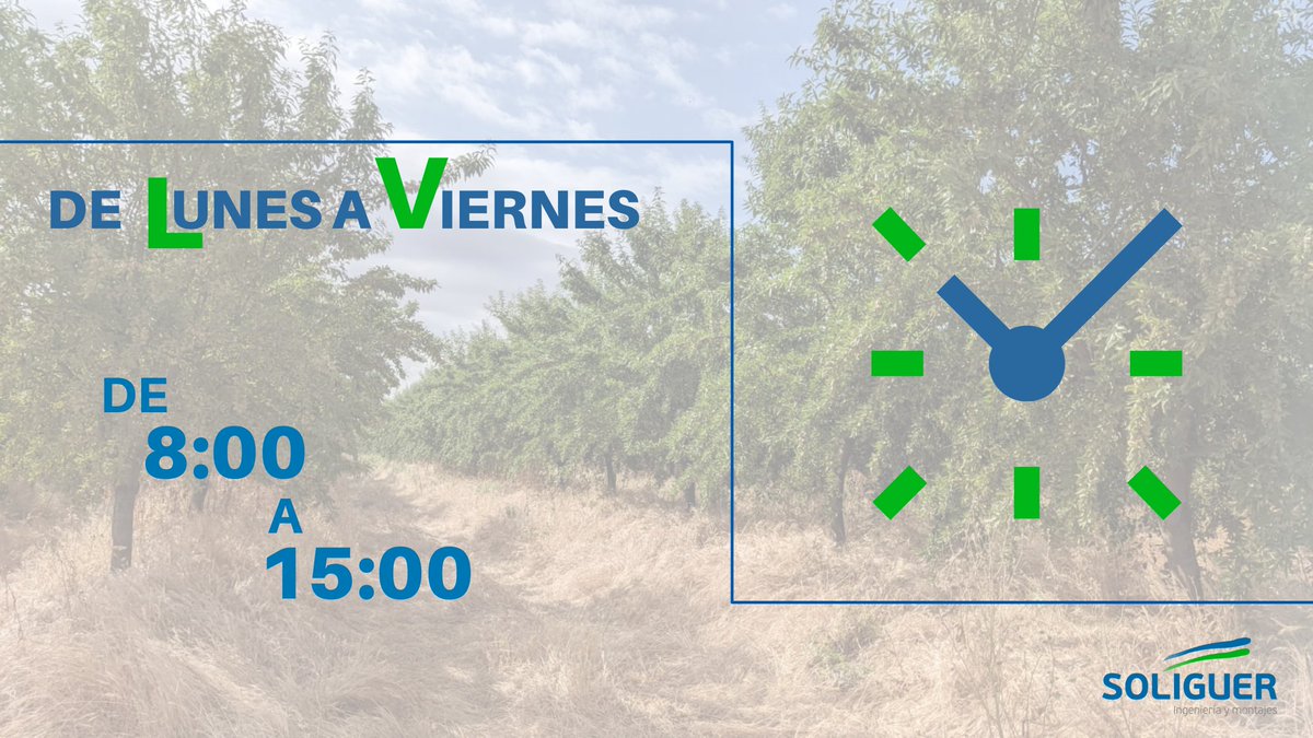 soliguer_ing's tweet image. 🌞🏖 ¡𝐋𝐋𝐄𝐆𝐎́ 𝐄𝐋 𝐕𝐄𝐑𝐀𝐍𝐎! 

Y en #Soliguer adaptamos nuestro horario.

Durante los meses de #Julio y #Agosto, nuestras oficinas permanecerán cerradas por las tardes.

#Soliguer #Ingenieria #IngenieriaIndustrial
