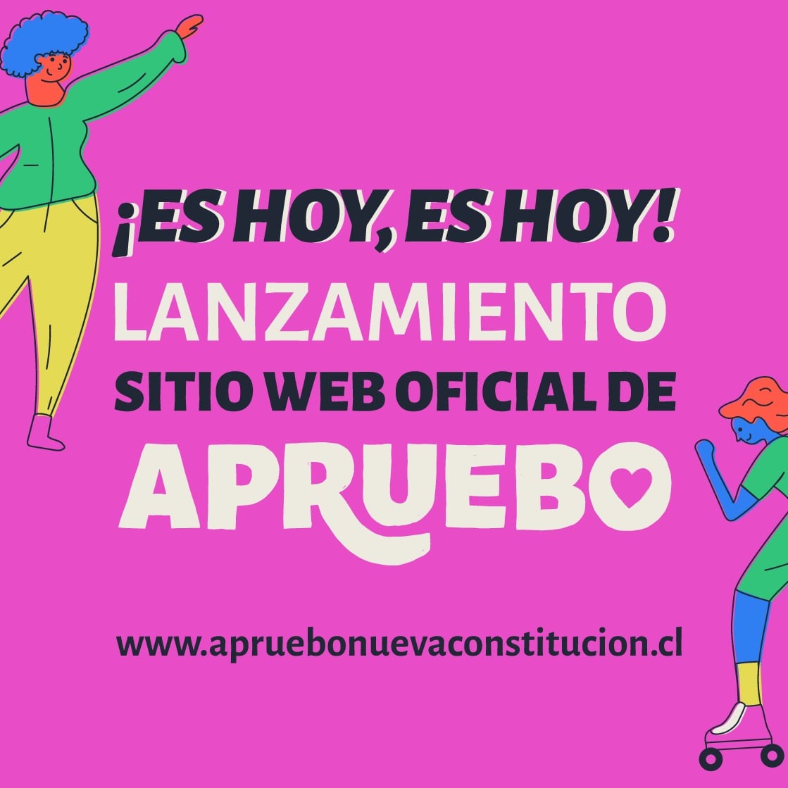 EducacionCF8M's tweet photo. Con mucha emoción les invitamos a visitar https://t.co/WTXmo5iiPH 🫰🏽✨página web levantada por @apruebo__nuevaconstitucion y @movsocialesconstituyentes donde encontrarán todo lo necesario para prepararnos para el plebiscito de salida del 4 de sep!
#MeGustaLaNuevaConstitución https://t.co/IAEK0yNLyV