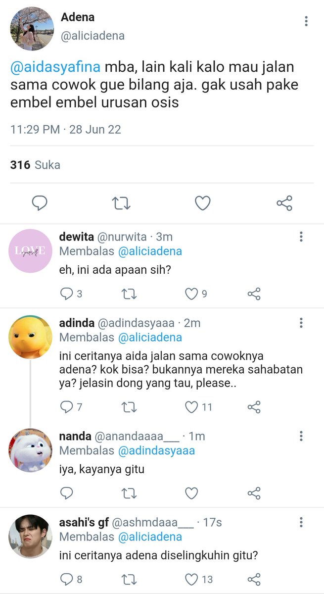 dibalik urusan osis

—
jeno few tweets au