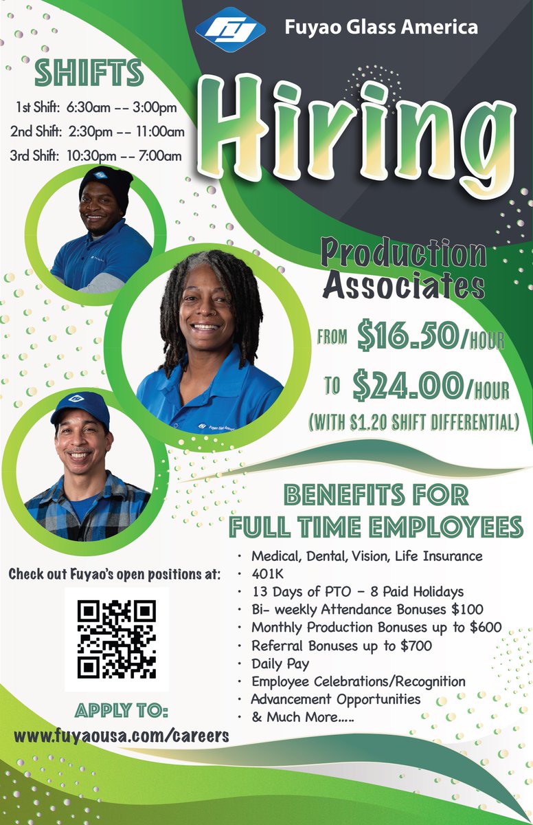 Come and join our team. Let's build a brighter future together!🤝