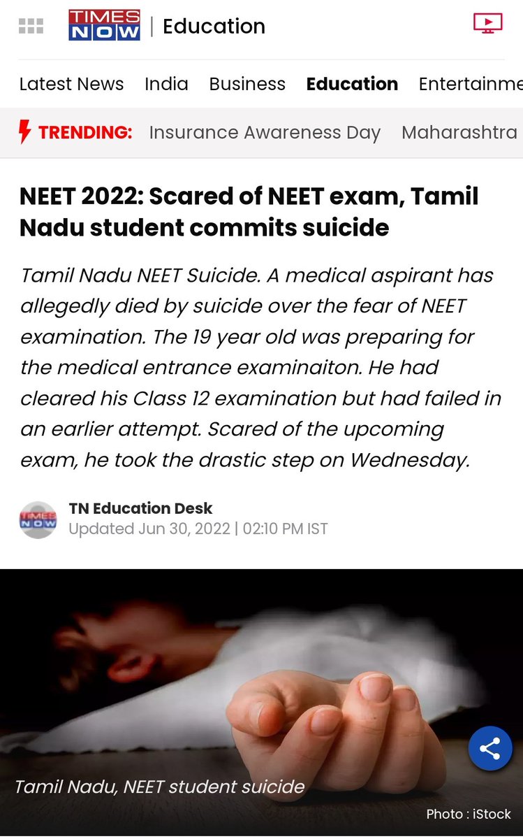 DrTribhuwanYuva's tweet photo. #MODIJIextendNEETUG 
NEET students life matters https://t.co/IcGYgTMBNX