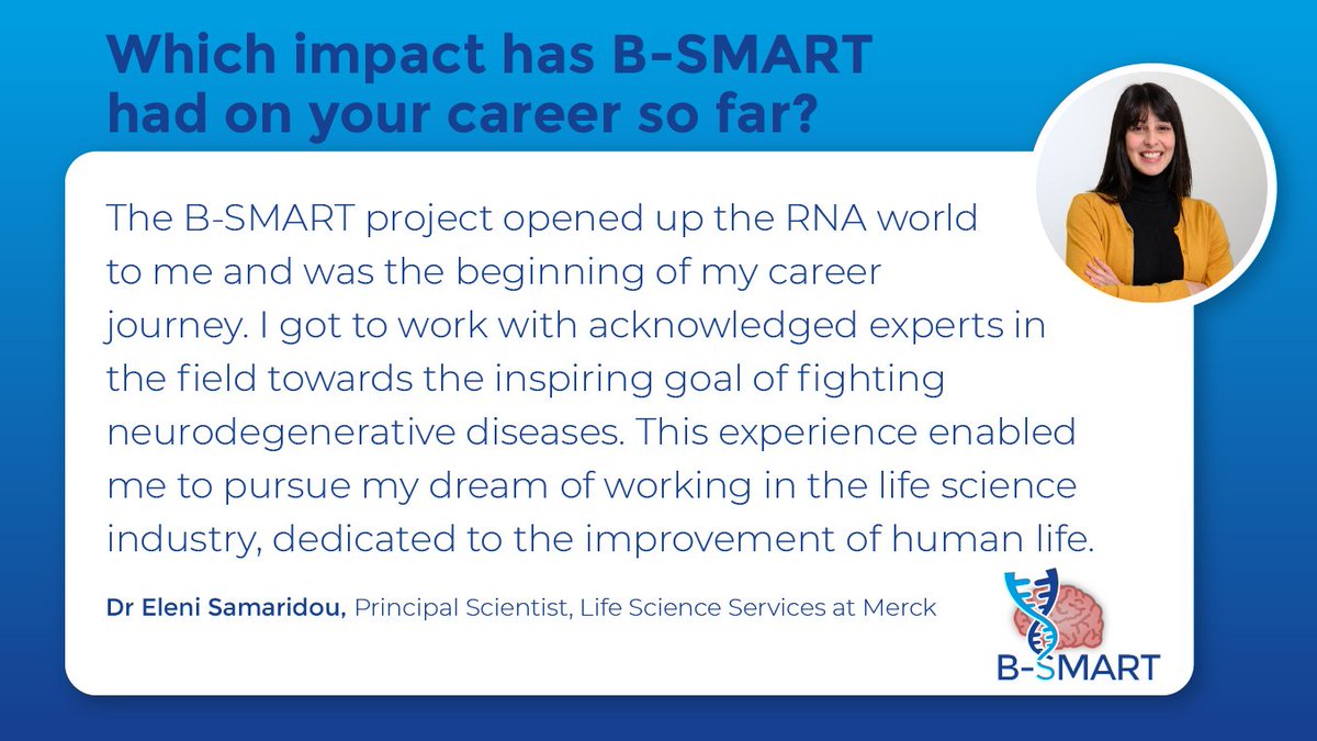 Eleni is not only a B-SMART success story but also certainly a wonderful representative for #WomeninScience.

<a href="/merckgroup/">Merck</a>