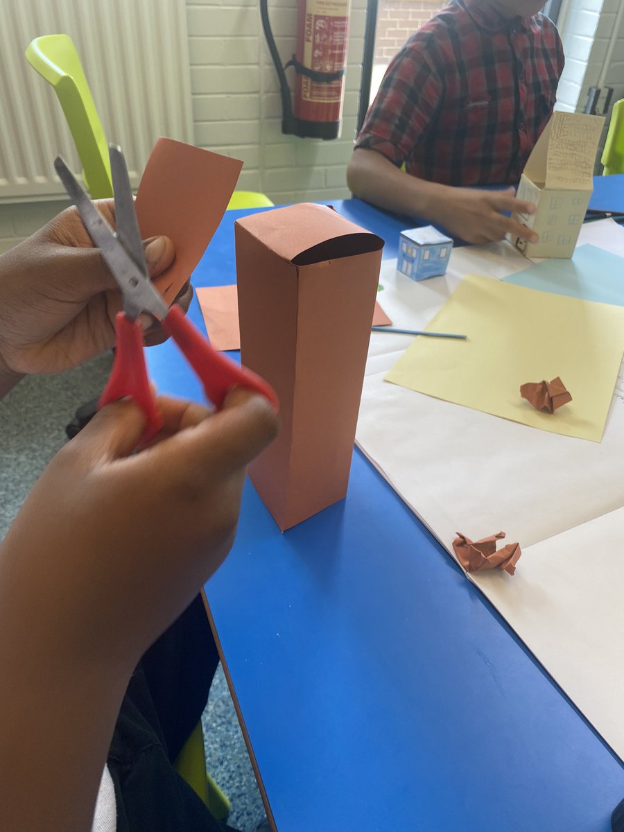 MissGaskell's tweet photo. We have made our 3D building for our brand new utopia. #OperationMoonbase #Creativity #Teamwork #SkillsBuilder #SucceedTogether @brownhillleeds https://t.co/PvUTSocg3B