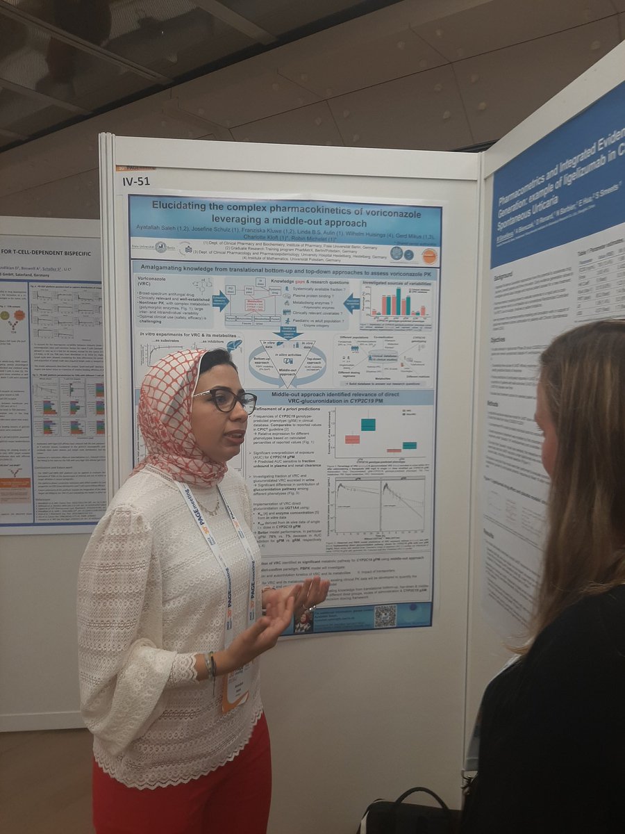 <a href="/ayaadel90/">Aya Adel</a> is presenting her #PBPK #modelling of #voriconazole at #PAGE2022