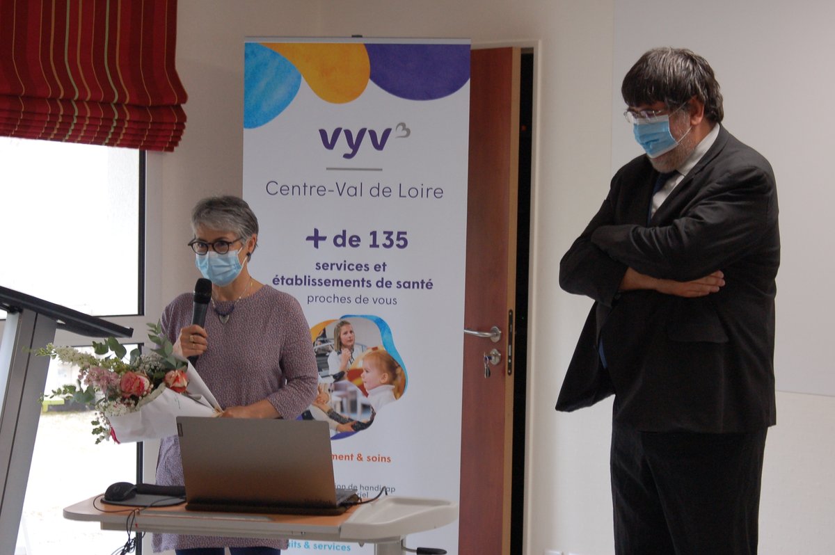 🏅 Ce matin, 3 de nos établissements et services ont reçu le Prix Avenir Recherche et Innovation pour leurs initiatives. <a href="/EChenut/">Eric Chenut</a>, président de la <a href="/mutualite_fr/">Mutualité Française</a> et <a href="/lelouvier_m/">Lelouvier Marion</a>, présidente de la <a href="/FondationAvenir/">Fondation de l'Avenir</a>, étaient présents.