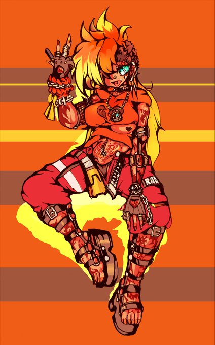 #今月描いた絵を晒そう 
創作強め 