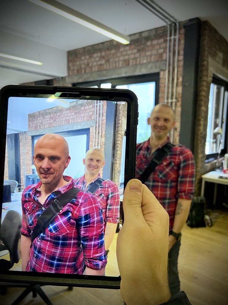 marceellison's tweet photo. Out on a @bbcclick recce today and came across this terrifying sight #trebletrouble #lidar #photogrammetry #nooneneededtoseethat https://t.co/1b5jhVAh2Y