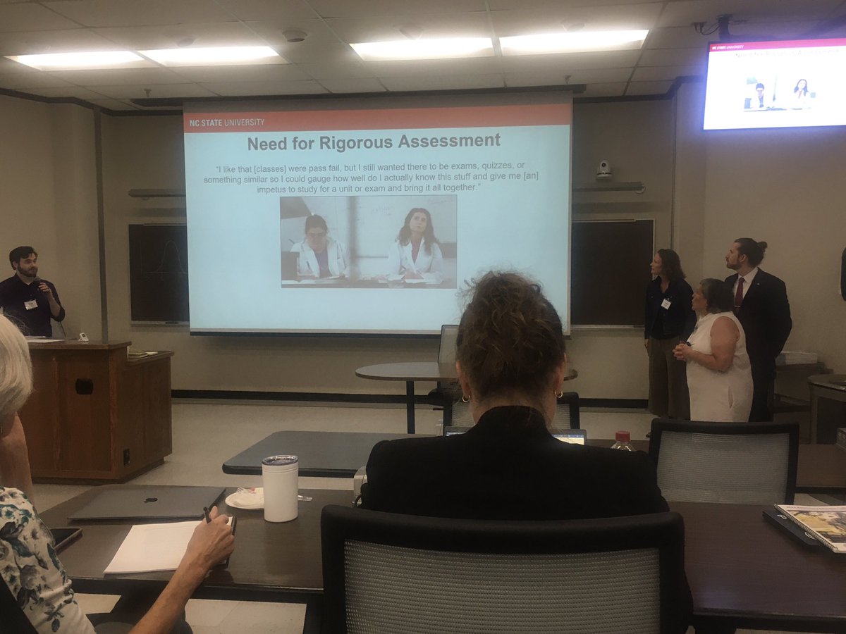 The team from <a href="/NCStateVetMed/">NC State Vet Medicine</a> share student experiences related to grading systems. #vetmeded #veted #vec2022 <a href="/KSUCVM/">K-StateVetMed</a> <a href="/AAVMC/">AAVMC</a>