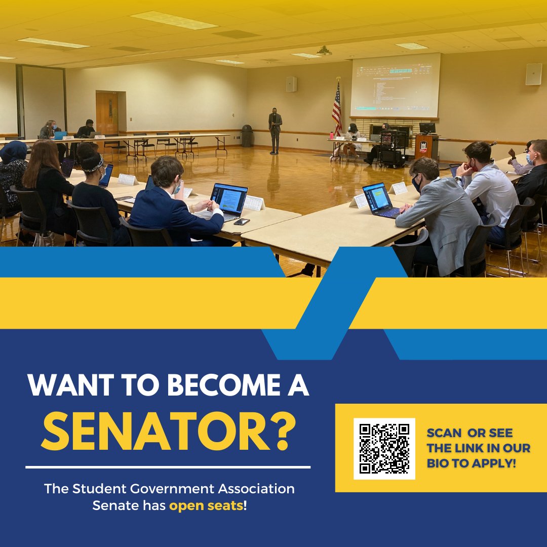 niusgaofficial's tweet photo. Looking to advocate for students on your campus?

The SGA has various vacant Senate seats you can use to address concerns you see on campus, as well as contribute to or create new legislation. 

If you're interested, please fill out our Senate Inquiry form at the link in our bio! https://t.co/AgaTWB2cHl
