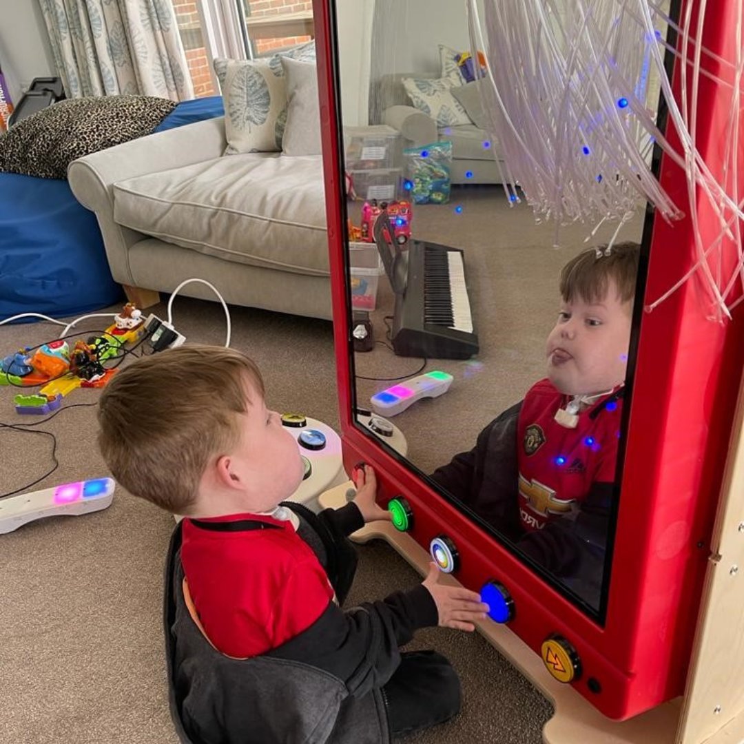 alexanderdevine's tweet photo. It’s bright, colourful, fun, noisy and we can play with it anywhere we like in the hospice! 💙💛

We absolutely love our new mobile sensory unit, generously donated by The Fence Club.

#AmazingSupporters #LifeAtOurHospice https://t.co/6WiUC3nyYg