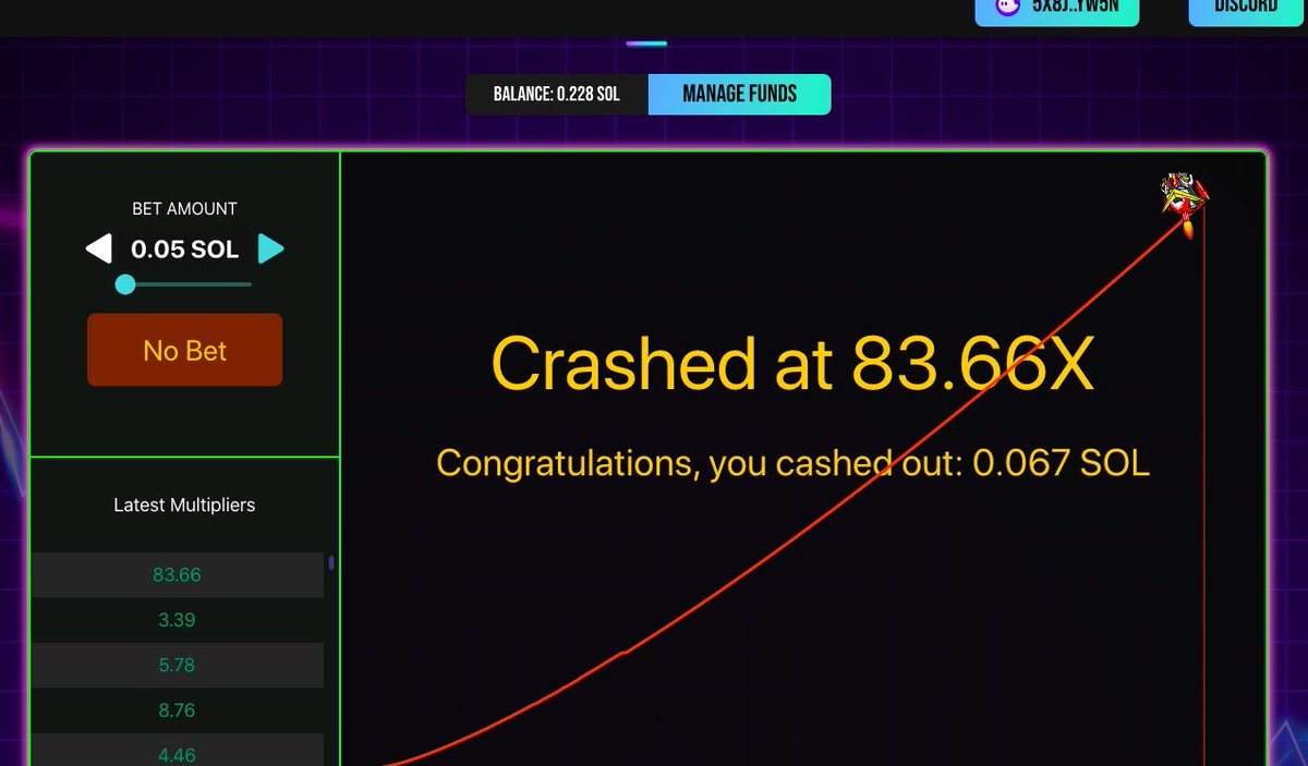 She’s a 10 but she cashes out on crash before 2x