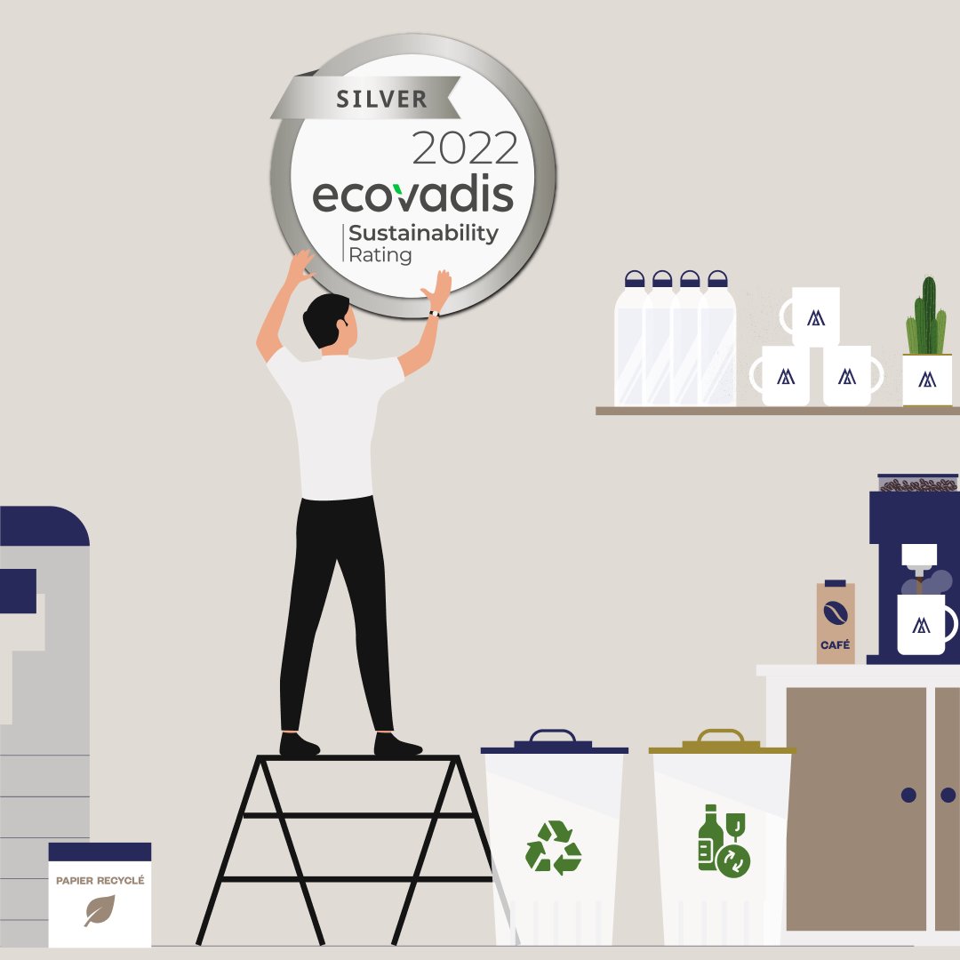 Adveris's tweet image. 🌎 Nous sommes très heureux d&apos;avoir obtenu la reconnaissance #EcoVadis Silver pour nos démarches #RSE.

Cette récompense va dans notre dynamique pour rendre notre agence plus #durable 🌱

#environnement #ecoresponsable #climat
