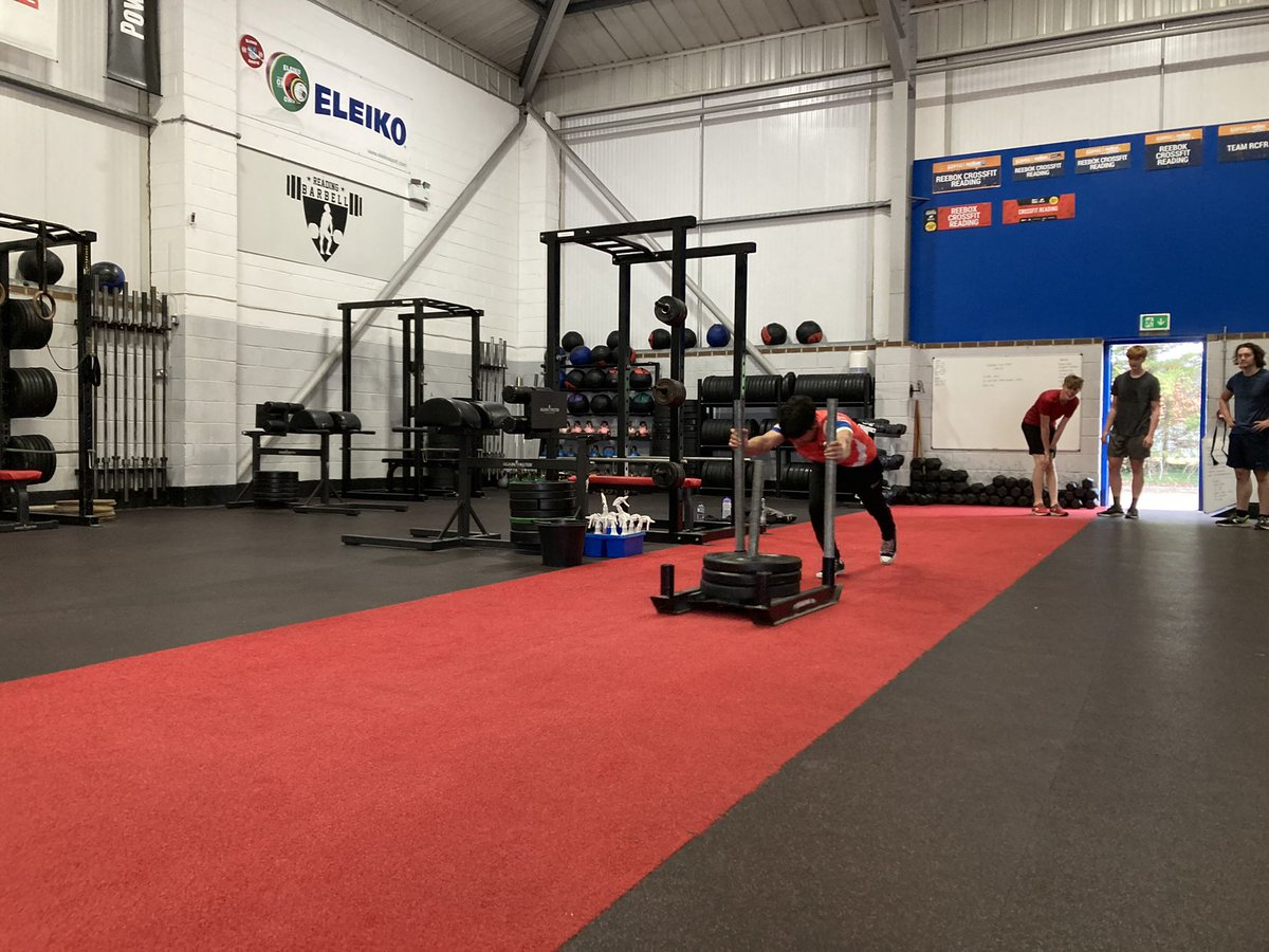 Last <a href="/CrossFitReading/">CrossFit Reading</a> session of this year. Strongman fun with D ball lifts, tyre flips &amp; sled pushes #Crossfit #Strongman #strength <a href="/mrdavidwatkins/">David Watkins 🌍</a>