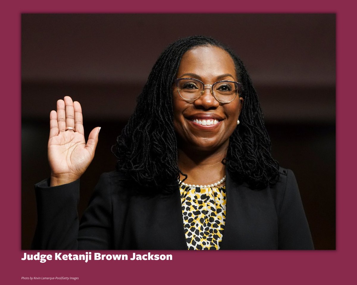 'I stand on the shoulders of so many who have come before me,”- Supreme Court Justice #KetanjiBrownJackson. Today, for the first time in the history of the U.S. an African American woman has joined our nation’s highest court. #APeoplesJourney s.si.edu/3y196CG