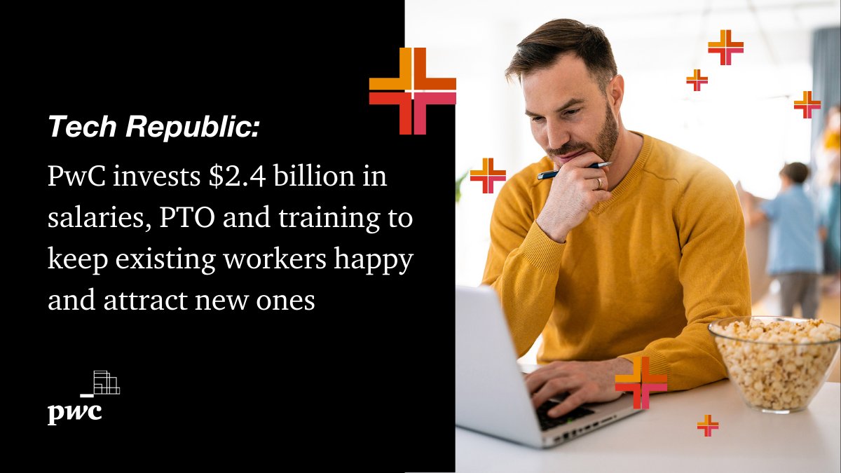 PwCUS's tweet photo. #TeamPwC is on a journey to reimagine the ways we empower each other to reach our full potential. Learn more from US Deputy People Leader Yolanda Seals-Coffield and US Consulting Solutions Co-Leader Neil Dhar in @TechRepublic: 
https://t.co/ZBxF8ik9Jg https://t.co/rutk7qd5Ni
