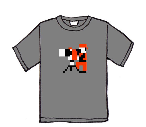 勝手に、エキサイトバイクTシャツ案。 