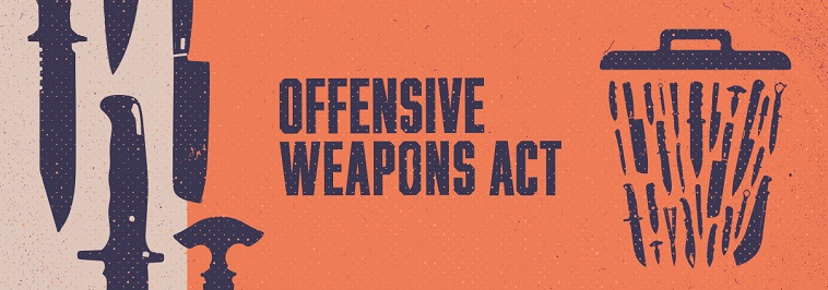 PSOSSAyrshire's tweet photo. The Scottish Government launches a three-month-long offensive weapons surrender and compensation scheme as of tomorrow - Fri 1 July 2022: 
 https://t.co/65nM08Imbp
In Ayrshire offensive weapons can be handed in to Saltcoats, Irvine, Kilbirnie, Kilmarnock, Cumnock and Ayr offices. https://t.co/DQJOkudmrS