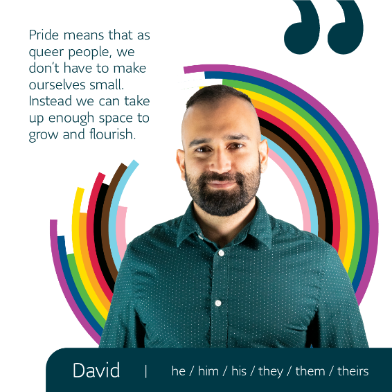 In the spirit of Pride, we asked our employees what Pride means to them. Here’s what David, Business Analyst, has to say,