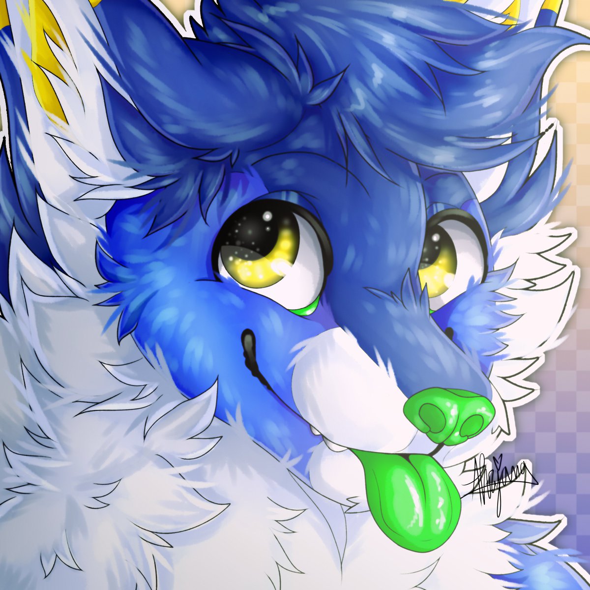 Finished commission for <a href="/PhasetheFox/">Phase🦊</a> 💙🍀