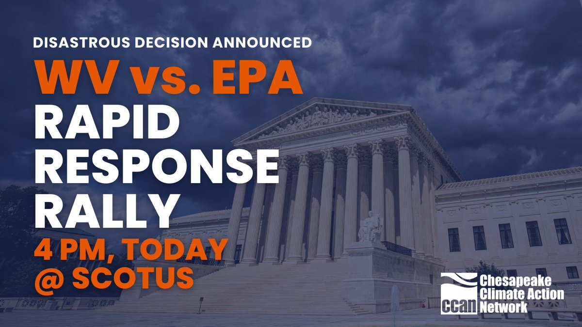 Today, the radical right-wing supermajority on the US Supreme Court handed down its decision in West Virginia v. Environmental Protection Agency. To be clear- this is a shockingly disturbing decision that hobbles EPA's ability to reduce climate pollution.