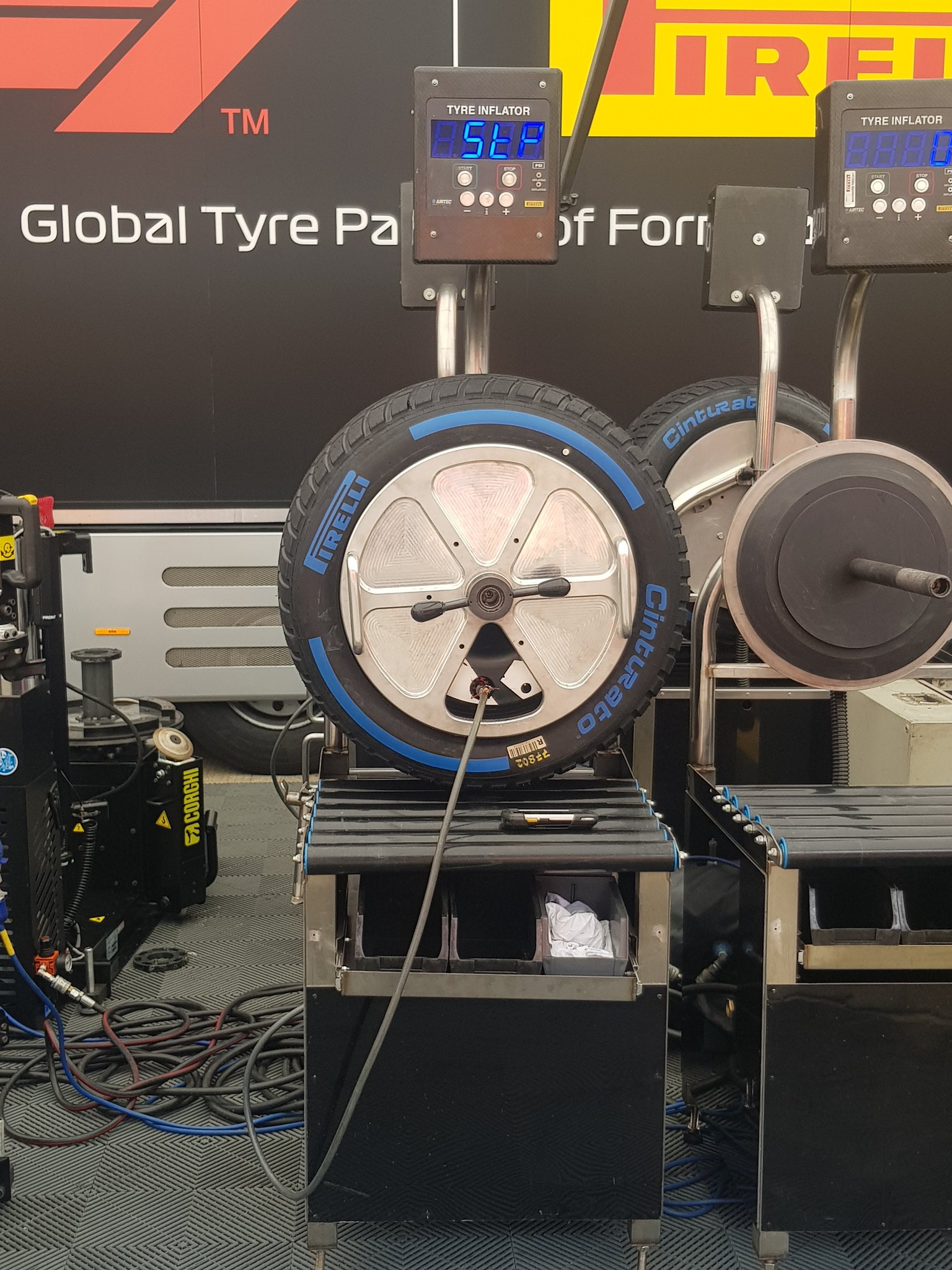 Craig Scarborough on Twitter "Pirelli tyre fitting F1 BritishGP