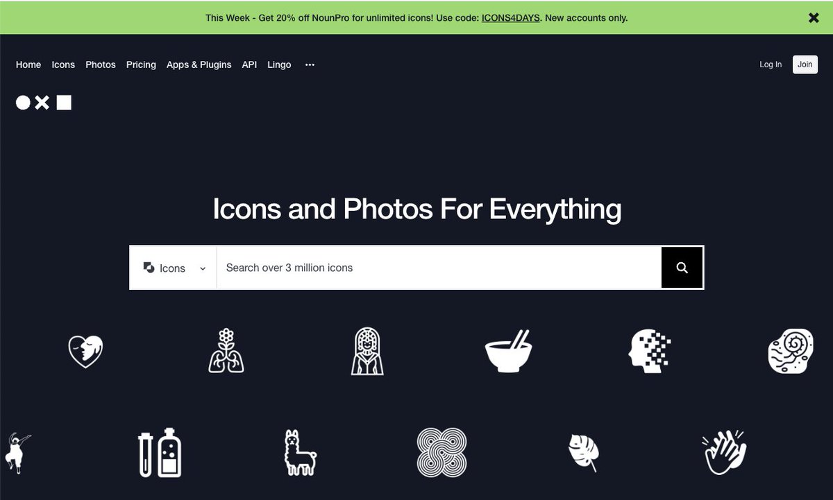 Jon Schwabish (@jschwabish) on Twitter photo I just noticed that you can get 20% off your <a href="/nounproject/">Noun Project</a> subscription this week! This is my go-to for all things icons. If you have an academic email address (.edu), you can get half off the annual subscription anyways ($40 -> $20). | thenounproject.com I just noticed that you can get 20% off your <a href="/nounproject/">Noun Project</a> subscription this week! This is my go-to for all things icons. If you have an academic email address (.edu), you can get half off the annual subscription anyways ($40 -> $20). | thenounproject.com