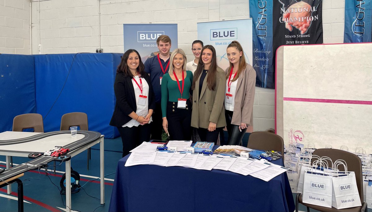 We were pleased to be invited to participate in the
<a href="/HillviewSchool/">Hillview School</a> Careers Fair today.
The event gave us the opportunity to talk to pupils from across the school about what it is like working for Blue: blue.co.uk/workwithus
 #workexperience #internships #workwithus