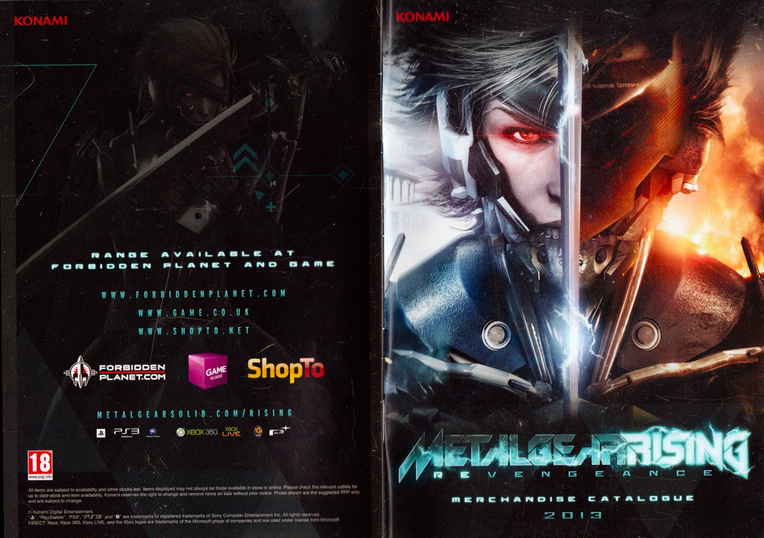 Konami - Metal Gear Rising: Revengeance for Sony Playstation PS3