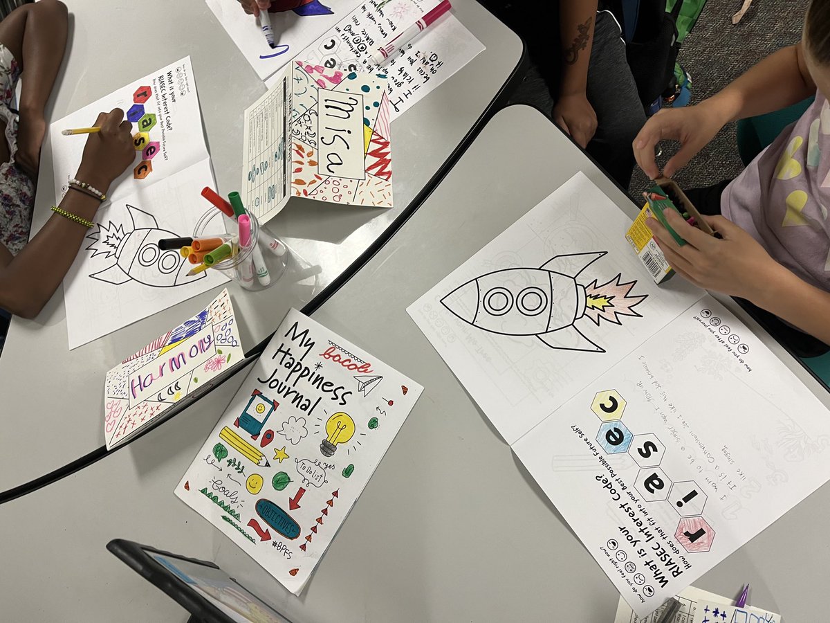 RanchoWallc's tweet photo. ⁦@CajonValleyUSD⁩ ⁦@CVWorldofWork⁩ campers gain deeper understanding of their RIASEC codes today! Great sharing about our strengths interests and values today in room 21 ⁦@b_applegate⁩ https://t.co/qSEy1Jbw9w