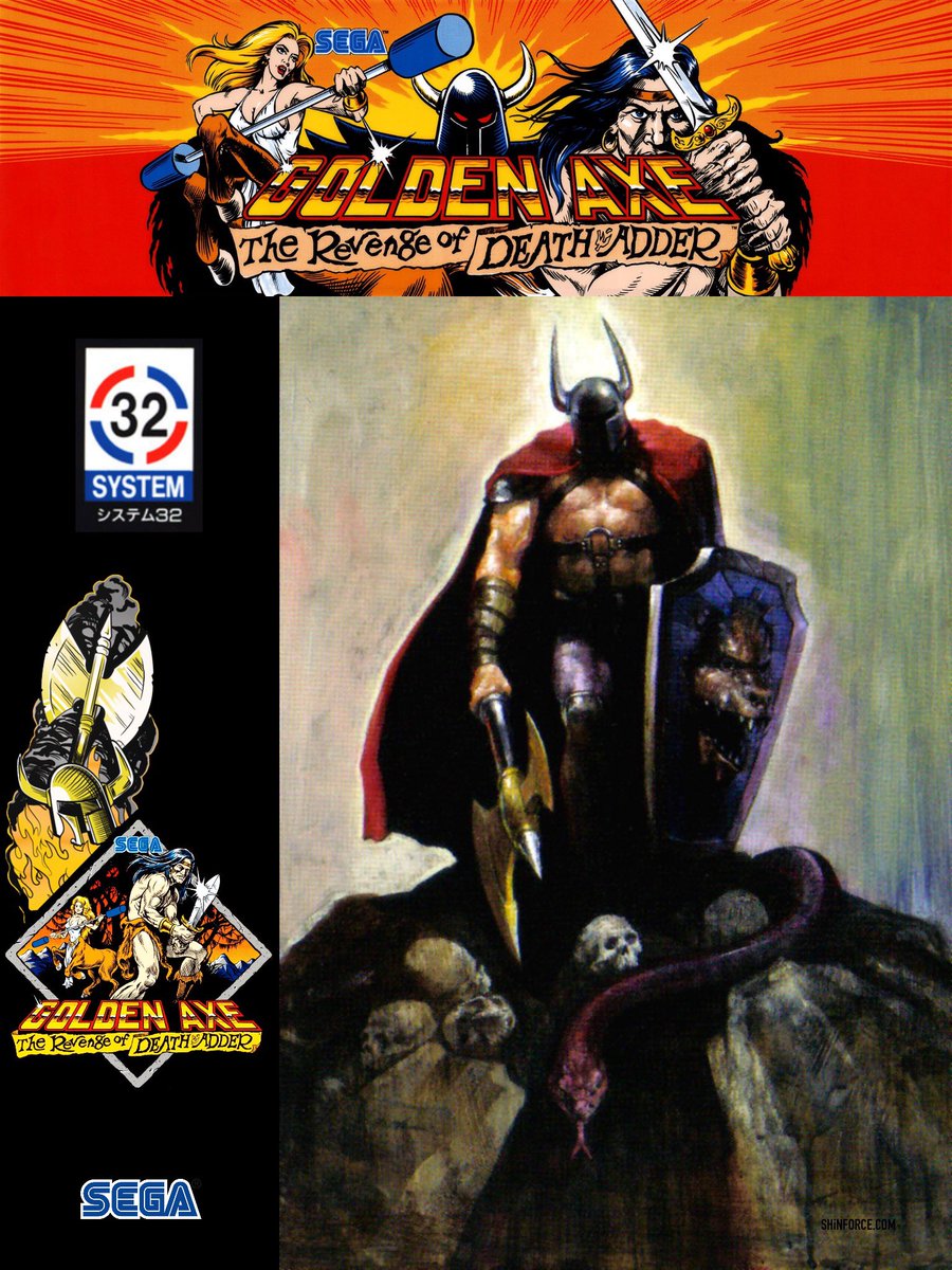 shinobi_sf's tweet photo. Golden Axe: The Revenge of Death Adder
The true sequel to the original Golden Axe arcade game is deserving of a modern console port or remaster. In the mean time, we can play it on Astro Mini, emulation, and the Arcade1Up cabinet.
#Sega #System32 #GoldenAxe #RevengeofDeathAdder https://t.co/q13raj820Y