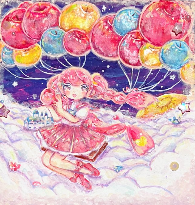 アクリルガッシュ絵を流してアクリルガッシュ民を増やそうのtwitterイラスト検索結果