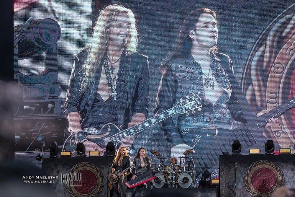 Honoured to share stage with Vai and Hoekstra at Hellfest.