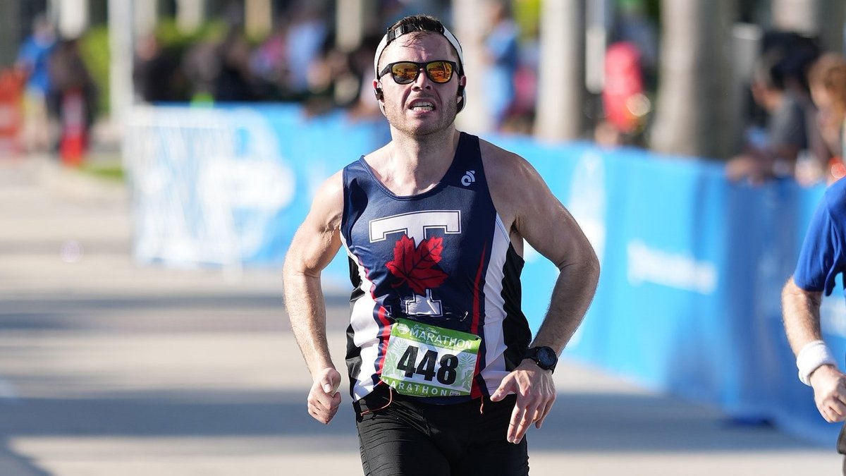 UofTEngineering's tweet photo. From conquering the triathlon to developing new neurotechnologies, Gerard O'Leary is using his #UofTEngineering @eceuoft PhD to combine the physical and the digital πββοΈπ§ : https://t.co/co7zEyIe3o #GradstoWatch #UofTGrad22 https://t.co/6UXs0hjJyq