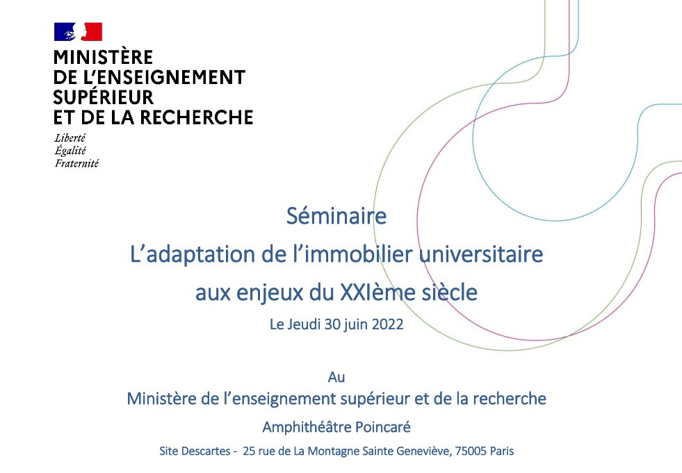 🔎 "La transformation des espaces d'enseignement supérieur" c'est aujourd'hui dans le cadre du séminaire du Ministère de l'Enseignement Supérieur et de la Recherche <a href="/sup_recherche/">Ministère Enseignement supérieur/Recherche/Espace</a> 

Avec Thierry Sobanski <a href="/ThierryS6/">Thierry Sobanski</a> et <a href="/kohler_florence/">Florence Kohler</a> de la Fondation <a href="/LearningLabNet/">LearningLab-Network</a>