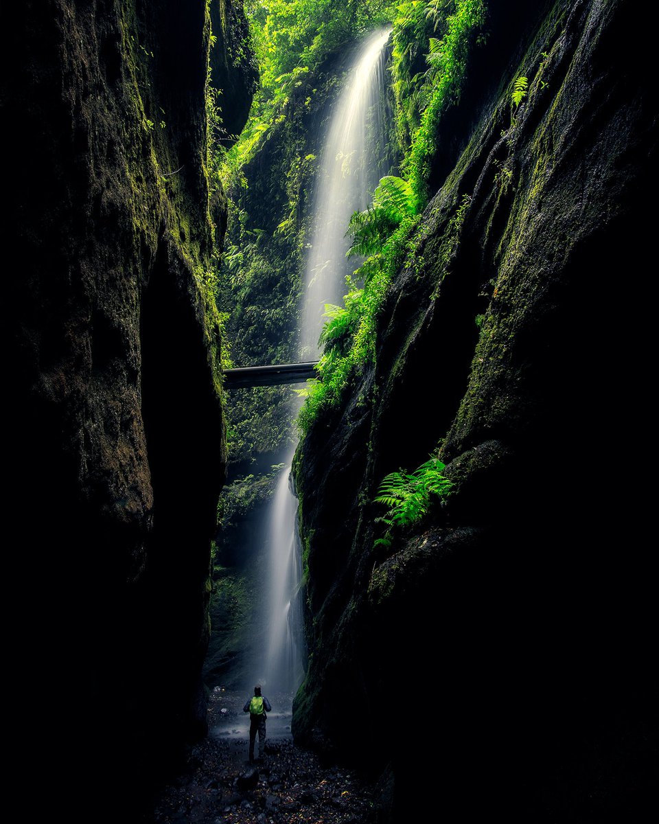 La fascinante cascada de los Tilos en la isla de La Palma.