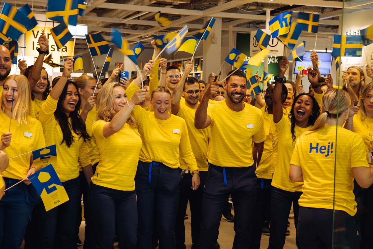 Hej Stockholm! We’re on a journey to come even closer to where you live, work &amp; socialise. And today we opened our very first <a href="/IKEA/">IKEA</a> city store in Sweden, in the heart of the capital – at Gallerian. Thank you everyone who've made this milestone possible!