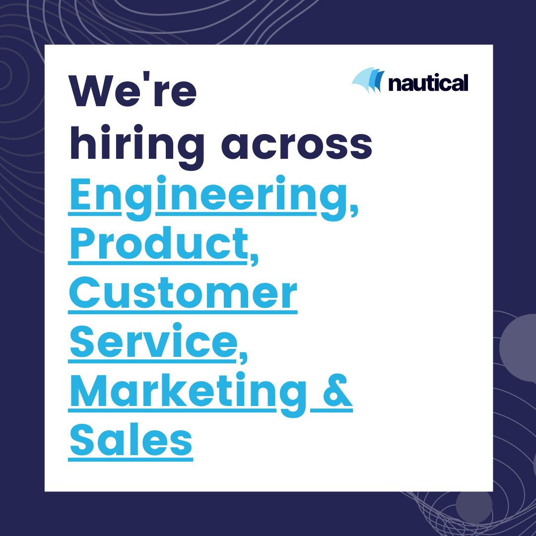 Now that we’ve announced our $30M Series A, it’s time to hire more ~wave makers~

We have open roles in:
➡️ Engineering
➡️ Product
➡️ Sales
➡️ Marketing
➡️ Customer Success

Check out our roles here: hubs.la/Q01fZZM10

We’d love to meet you. #hiring #makingwaves