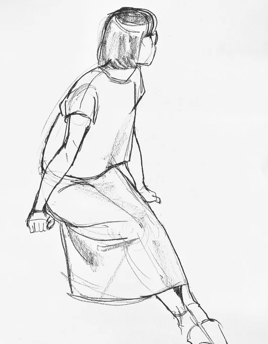 最近肘(と内側)とか膝描くのが楽しい 