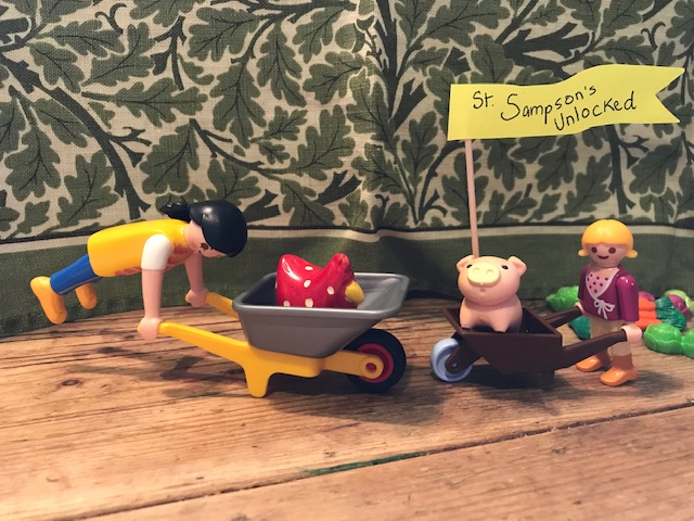 UnlockedSt's tweet photo. Churchwardens practising for the great Medieval Barrow Push 30th July.
https://t.co/vMKx4Hiozv https://t.co/XUAmndbaaK