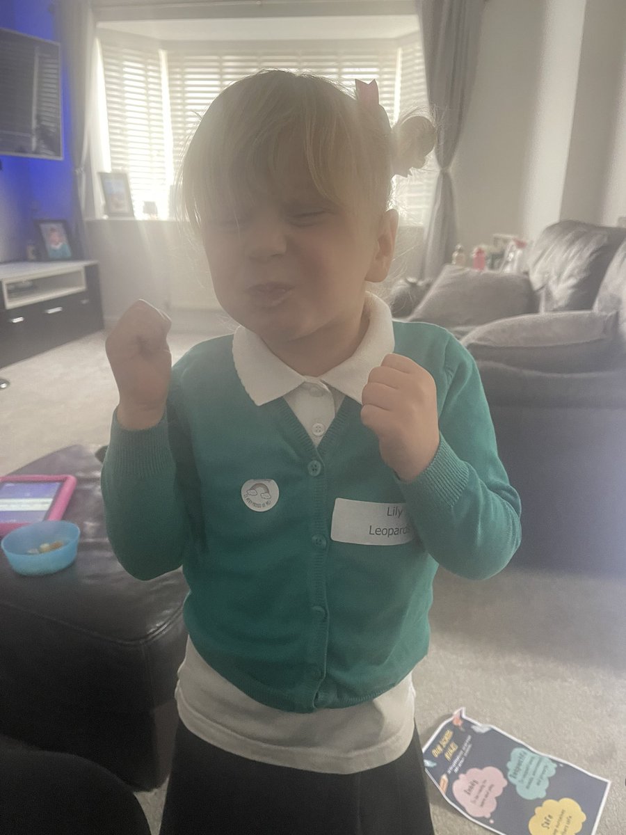 Lily enjoyed her transition afternoon with her new reception class- Lily the leopard 🐆 <a href="/InisReception/">INIS Reception</a> <a href="/INISNursery/">INIS Nursery</a> <a href="/INISMrsMarshall/">Mrs Marshall</a>